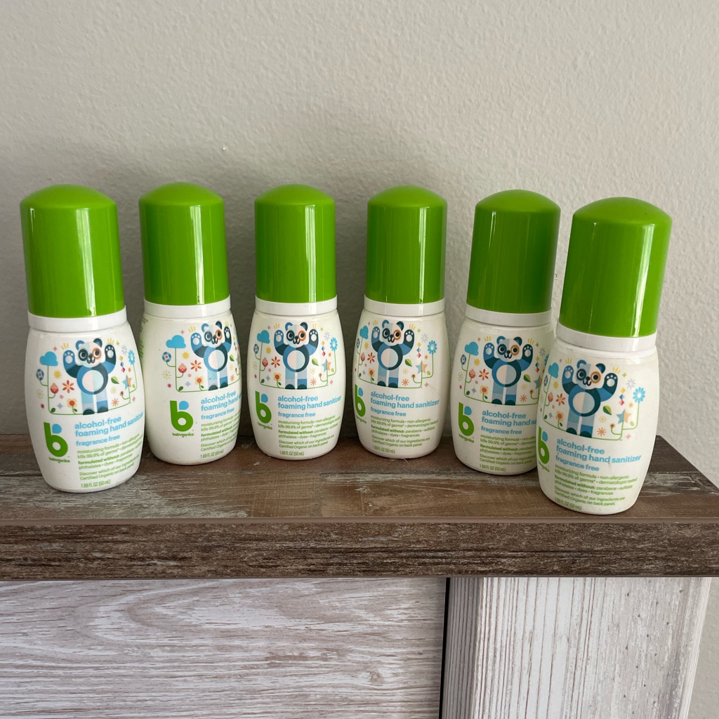 Babyganics Foaming Pump Hand Sanitizer Alcohol Free Travel Size 169 Fl Oz